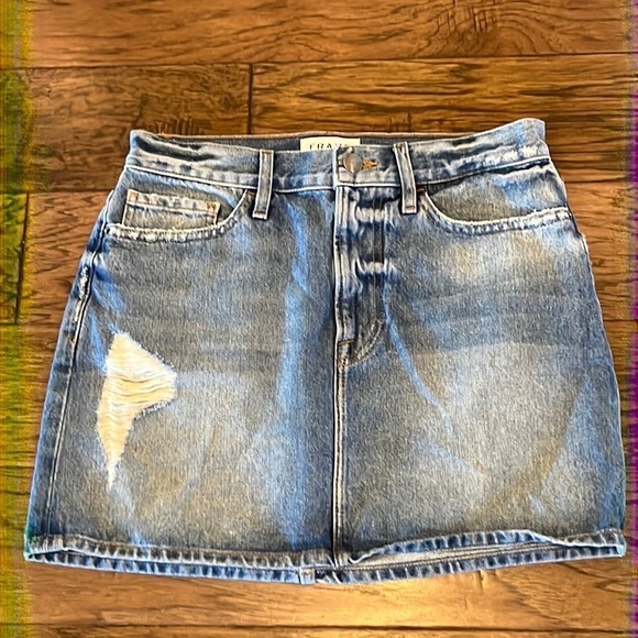 Frame Denim Deaneville Le Mini Skirt Size 27 - Picture 1 of 16